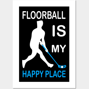 floorball player Posters and Art